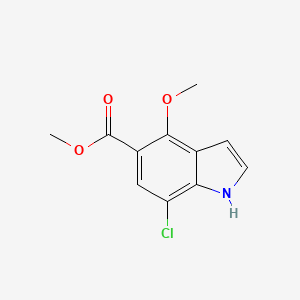 methyl 7-chloro-4-methoxy-1H-indole-5-carboxylate