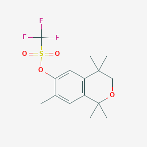 (1,1,4,4,7-pentamethyl-3H-isochromen-6-yl) trifluoromethanesulfonate