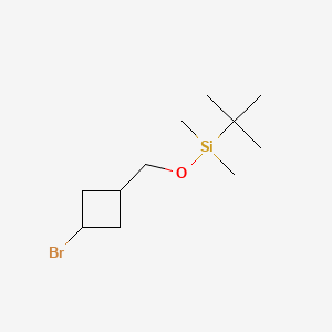 ((3-Bromocyclobutyl)methoxy)(tert-butyl)dimethylsilane