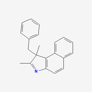 molecular formula C21H19N B1392207 1-苄基-1,2-二甲基-1H-苯并[e]吲哚 CAS No. 891503-75-6