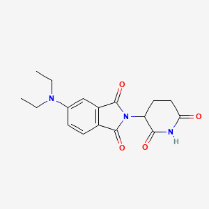 5-(Diethylamino)-2-(2,6-dioxo-3-piperidyl)isoindoline-1,3-dione