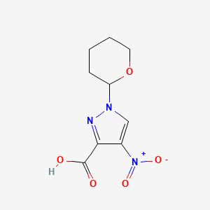 4-nitro-1-(tetrahydro-2H-pyran-2-yl)-1H-pyrazole-3-carboxylic acid