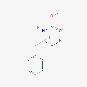 Methyl 3-fluoro-1-phenylpropan-2-ylcarbamate