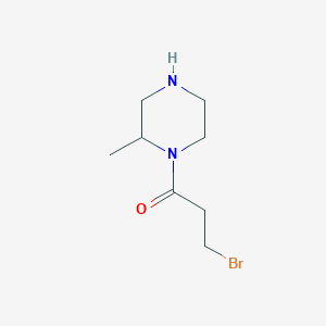 1-(3-Bromopropanoyl)-2-methylpiperazine