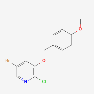 5-Bromo-2-chloro-3-((4-methoxybenzyl)oxy)pyridine