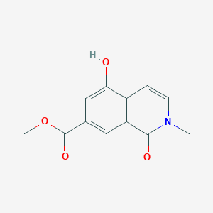 Methyl 1,2-dihydro-5-hydroxy-2-methyl-1-oxo-7-isoquinolinecarboxylate