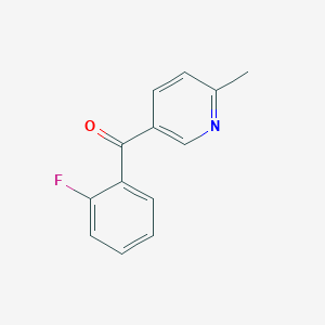 5-(2-Fluorobenzoyl)-2-methylpyridine