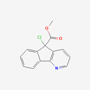 Methyl 5-chloro-5H-indeno[1,2-B]pyridine-5-carboxylate