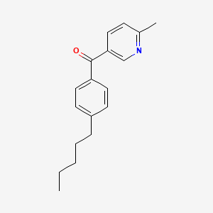 2-Methyl-5-(4-pentylbenzoyl)pyridine
