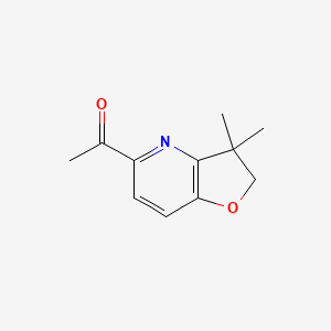 1-(2,3-dihydro-3,3-dimethylfuro[3,2-b]pyridin-5-yl)Ethanone