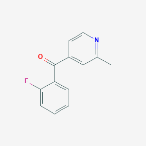 4-(2-Fluorobenzoyl)-2-methylpyridine