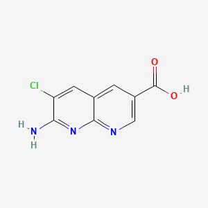 7-Amino-6-chloro-1,8-naphthyridine-3-carboxylic acid