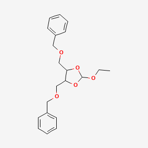 2-Ethoxy-4,5-bis(phenylmethoxymethyl)-1,3-dioxolane