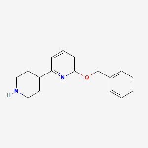 2-(Benzyloxy)-6-(piperidin-4-yl)pyridine