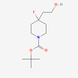 Tert-butyl 4-fluoro-4-(2-hydroxyethyl)piperidine-1-carboxylate