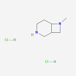 7-Methyl-3,7-diazabicyclo[4.2.0]octane;dihydrochloride