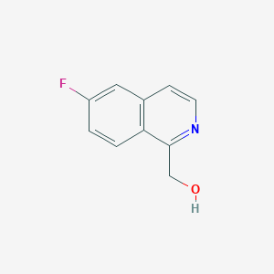 molecular formula C10H8FNO B13922685 6-Fluoro-1-isoquinolinemethanol 