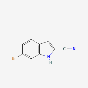 6-Bromo-4-methyl-1H-indole-2-carbonitrile