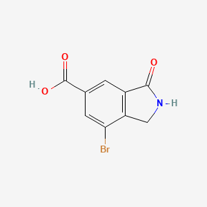 7-Bromo-3-oxoisoindoline-5-carboxylic acid