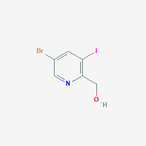 (5-Bromo-3-iodopyridin-2-yl)methanol