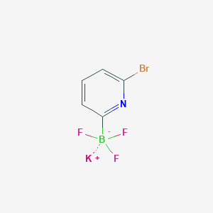 molecular formula C5H3BBrF3KN B1392273 Potassium (6-bromopyridin-2-yl)trifluoroborate CAS No. 1189097-42-4