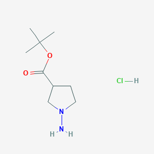 molecular formula C9H19ClN2O2 B13922757 3-Boc-aminopyrrolidine hydrochloride 