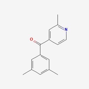 4-(3,5-Dimethylbenzoyl)-2-methylpyridine