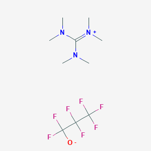 Hexamethylguanidinium heptafluoropropanolate