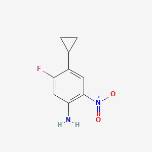 4-Cyclopropyl-5-fluoro-2-nitroaniline