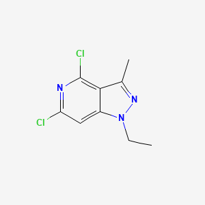 4,6-Dichloro-1-ethyl-3-methyl-1H-pyrazolo[4,3-c]pyridine