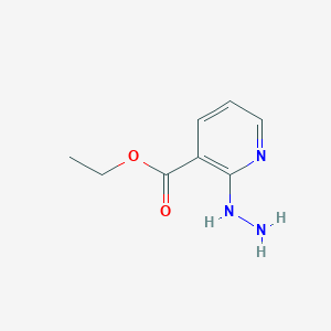 molecular formula C8H11N3O2 B1392306 2-肼基烟酸乙酯 CAS No. 292155-95-4