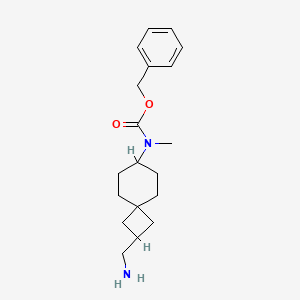 Benzyl (2-(aminomethyl)spiro[3.5]nonan-7-yl)(methyl)carbamate