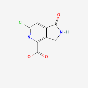 Methyl 6-chloro-1-oxo-2,3-dihydro-1H-pyrrolo[3,4-c]pyridine-4-carboxylate