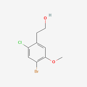 4-Bromo-2-chloro-5-methoxybenzeneethanol