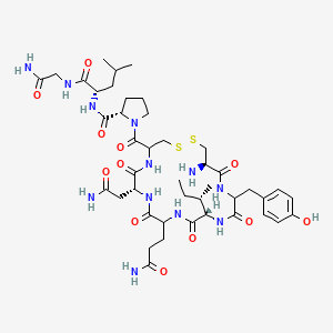 H-Cys(1)-DL-Tyr-Ile-DL-Gln-D-Asn-DL-Cys(1)-Pro-Leu-Gly-NH2