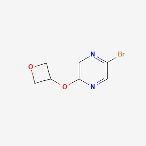 2-Bromo-5-(3-oxetanyloxy)pyrazine