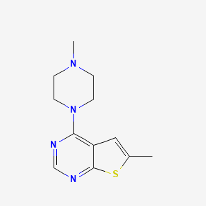 6-Methyl-4-(4-methylpiperazin-1-yl)thieno[2,3-d]pyrimidine