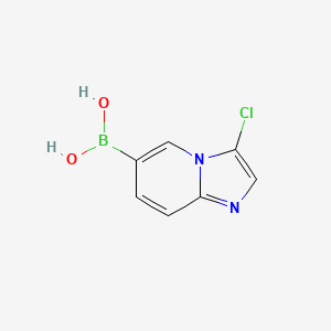 (3-Chloroimidazo[1,2-a]pyridin-6-yl)boronic acid