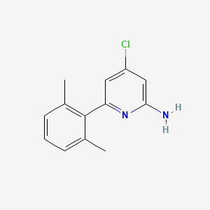 4-Chloro-6-(2,6-dimethylphenyl)pyridin-2-amine