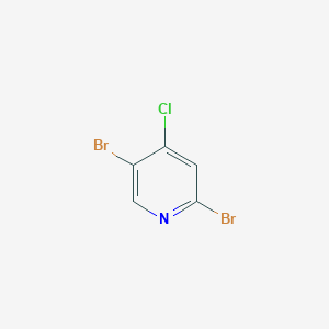 molecular formula C5H2Br2ClN B1392315 2,5-二溴-4-氯吡啶 CAS No. 1033203-47-2