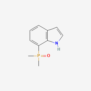 molecular formula C10H12NOP B13923159 7-(Dimethylphosphinyl)-1H-indole 