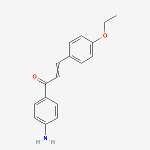 1-(4-Aminophenyl)-3-(4-ethoxyphenyl)prop-2-EN-1-one