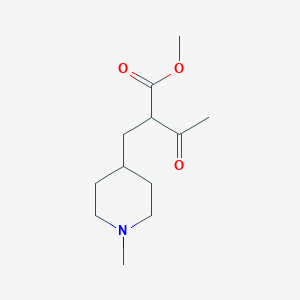 Methyl-2-(1-methyl-4-piperidylmethyl)-3-oxobutanoate