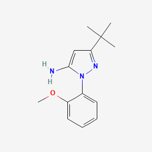 5-Tert-butyl-2-(2-methoxy-phenyl)-2H-pyrazol-3-ylamine