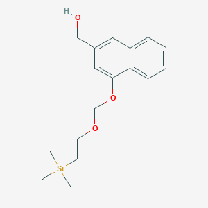 [4-(2-Trimethylsilyl-ethoxymethoxy)-naphthalen-2-yl]-methanol