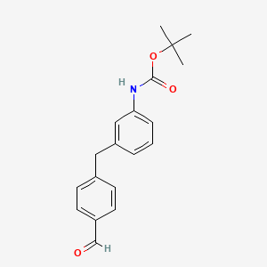 tert-Butyl (3-(4-formylbenzyl)phenyl)carbamate