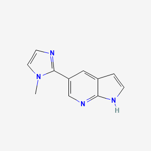 5-(1-Methyl-1h-imidazol-2-yl)-1h-pyrrolo[2,3-b]pyridine