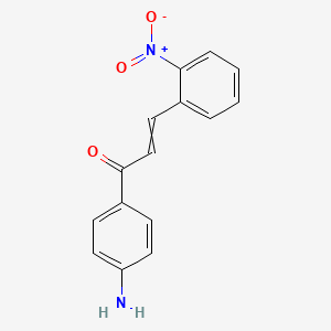 1-(4-Aminophenyl)-3-(2-nitrophenyl)prop-2-EN-1-one