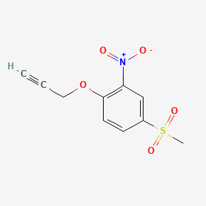 4-(Methylsulfonyl)-2-nitro-1-(2-propyn-1-yloxy)benzene