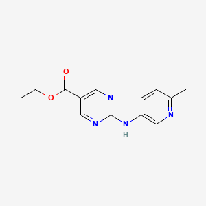 2-(6-Methyl-pyridin-3-ylamino)-pyrimidine-5-carboxylic acid ethyl ester